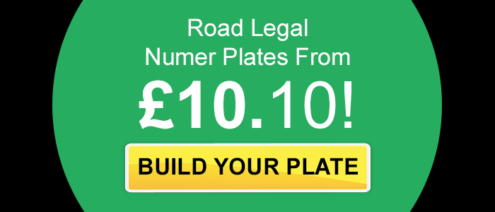 Replacement Number Plates for cars from just £10.10